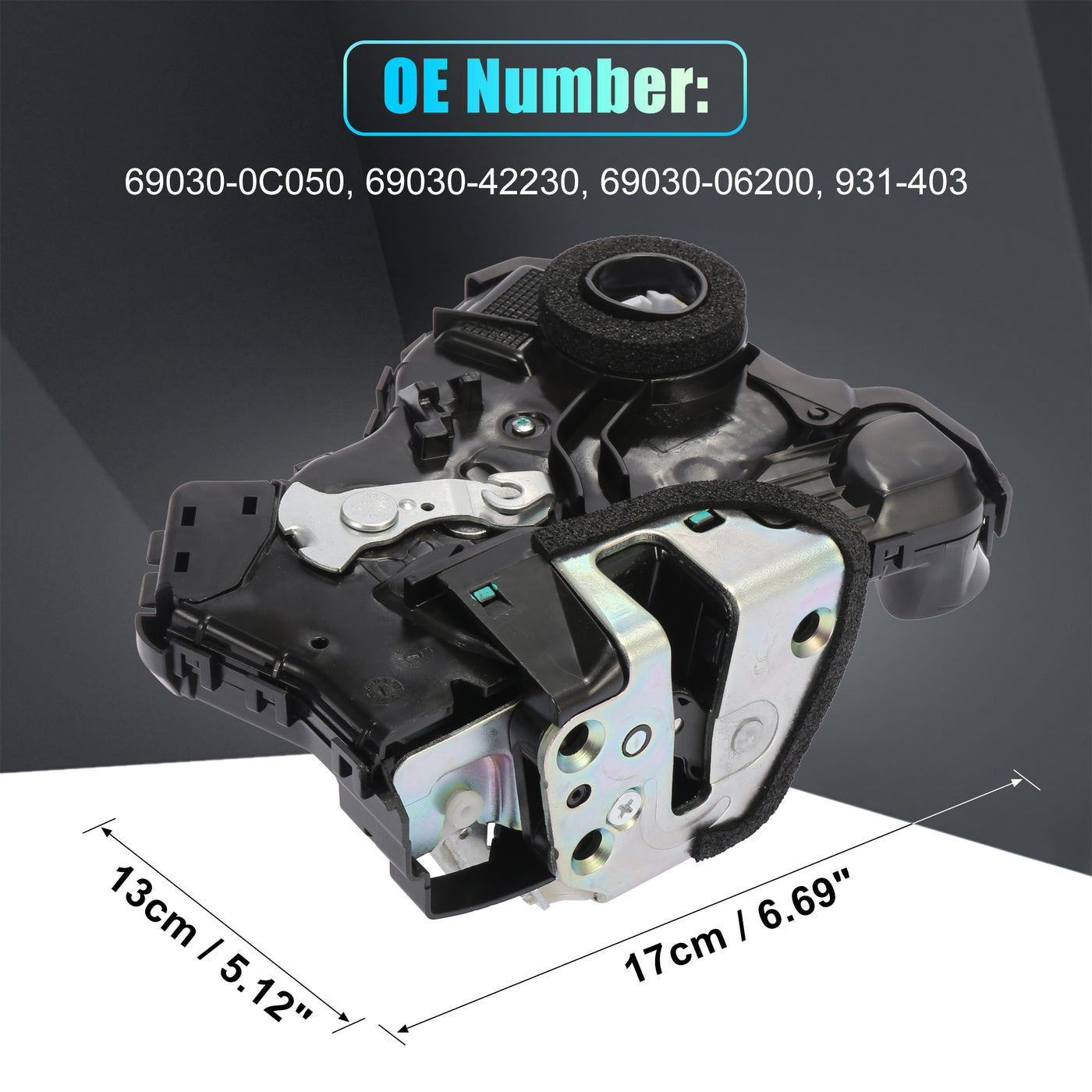 X AUTOHAUX Power Door Lock Actuator Motor Front Right Passenger Side for Toyota 4Runner Camry for Scion IQ for Lexus CT200h ES300h 69030-0C050 69030-42230