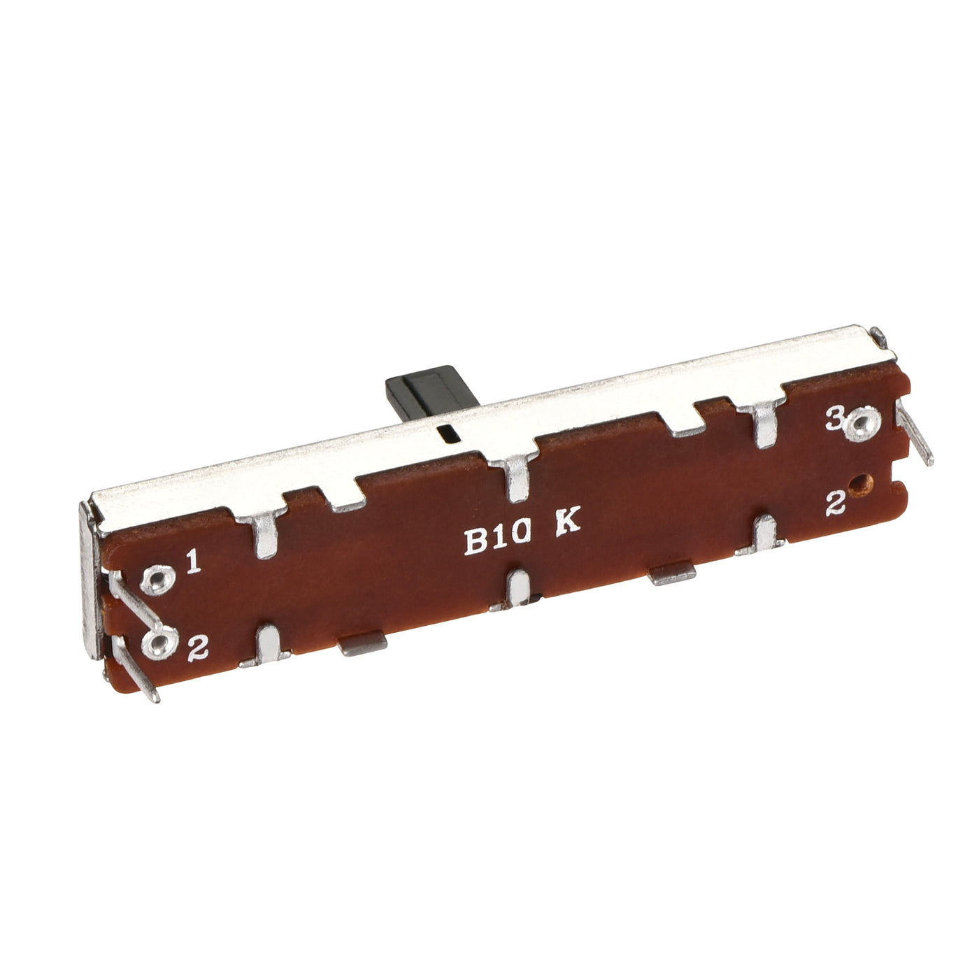 uxcell Uxcell 2Stk Fader Variabler Widerstände Mischer mit Knöpfen 45mm Gerade Rutsche Ein Kanal Potentiometer B10K Ohm Linear potentiometer