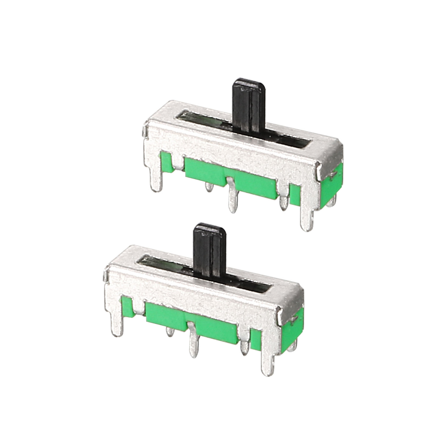 uxcell Uxcell 2Stk Fader Variabler Widerstände Mischer B10K Ohm Ein Kanal 18mm Gerade Rutsche Potentiometer