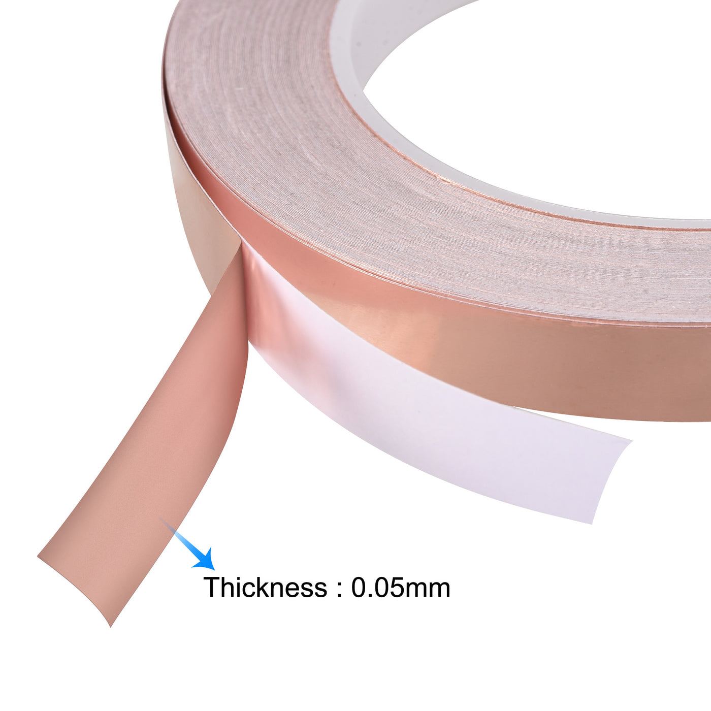 uxcell Uxcell Single-Sided Conductive Tape Copper Foil Tape 6mm x 30m/98.4ft 2pcs