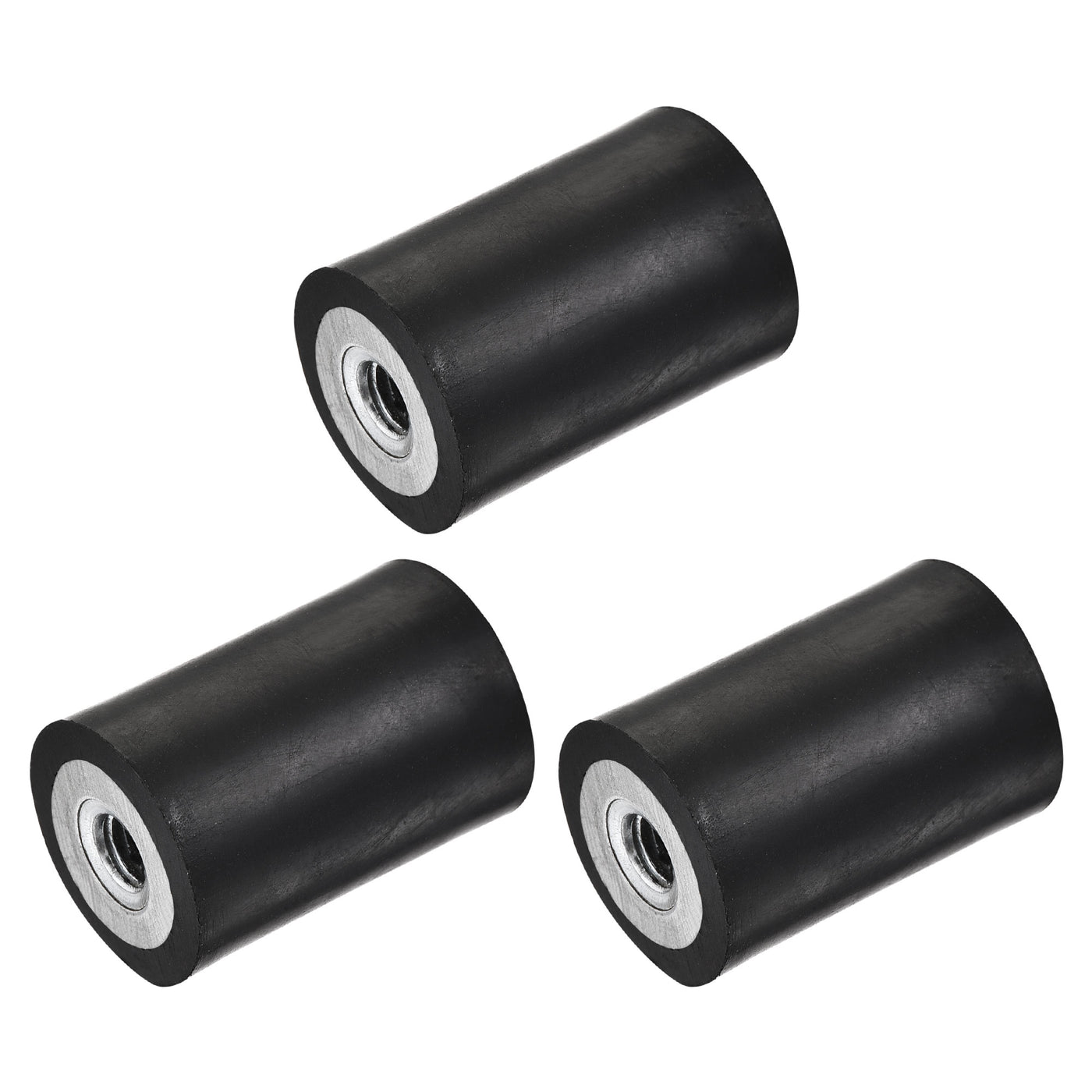 uxcell Uxcell M6 Rubber Mounts, 3pcs Female/Female Shock Absorber, D20mmxH30mm