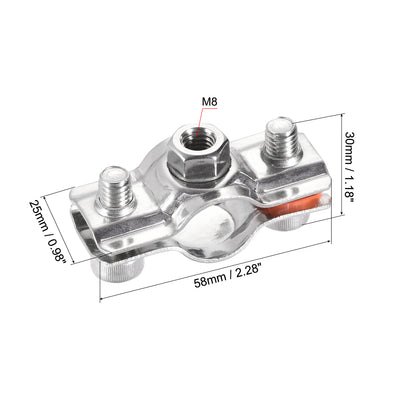 Harfington Uxcell 304 Stainless Steel Wall Ceiling Mount Pipe Supports