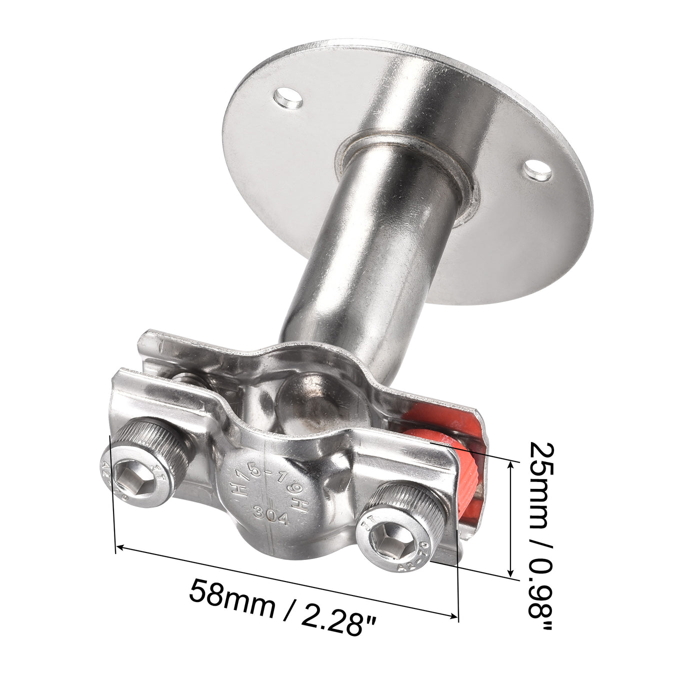 Harfington Uxcell Wall Mount Ceiling Mount Pipe Support Clamp