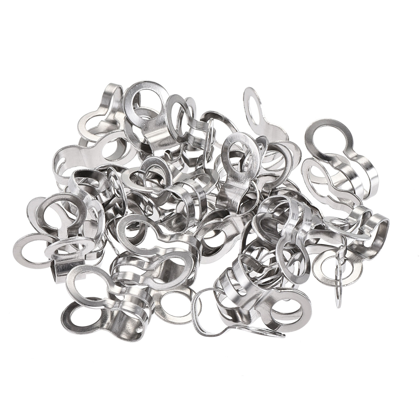 Harfington Ball Chain Connector, Double Ring Style Links Stainless Steel Loop Connection