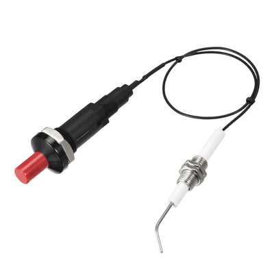 Harfington Uxcell Igniter Kit Push Button Gas Grill Stove Ignitor with Wire Length 300mm Spark Generator