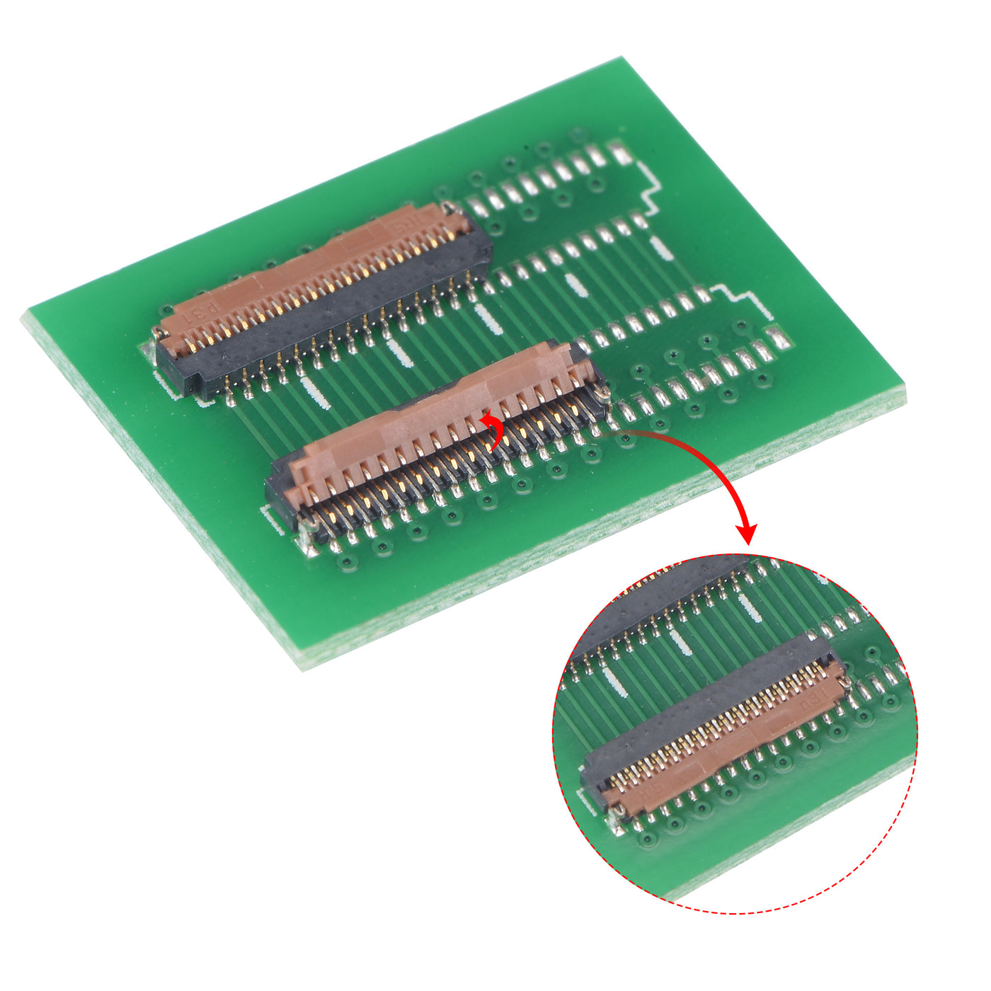 uxcell Uxcell 0.3mm Pitch 31 Pin Verlängerungsstecker Adapter für LCD FFC FPC Kabel ZIP HDD