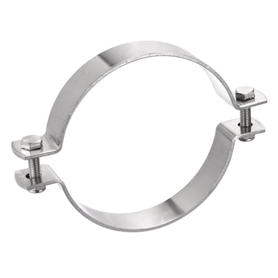 Harfington Uxcell Wall Mount Ceiling Mount Pipe Support, 304 Stainless Steel Pipe Bracket Clamp