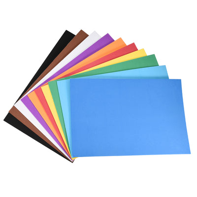 Harfington Colorful EVA Foam Sheets Self Adhesive 7.8 x 11.8 Inch 1.8mm Thickness 1 Set