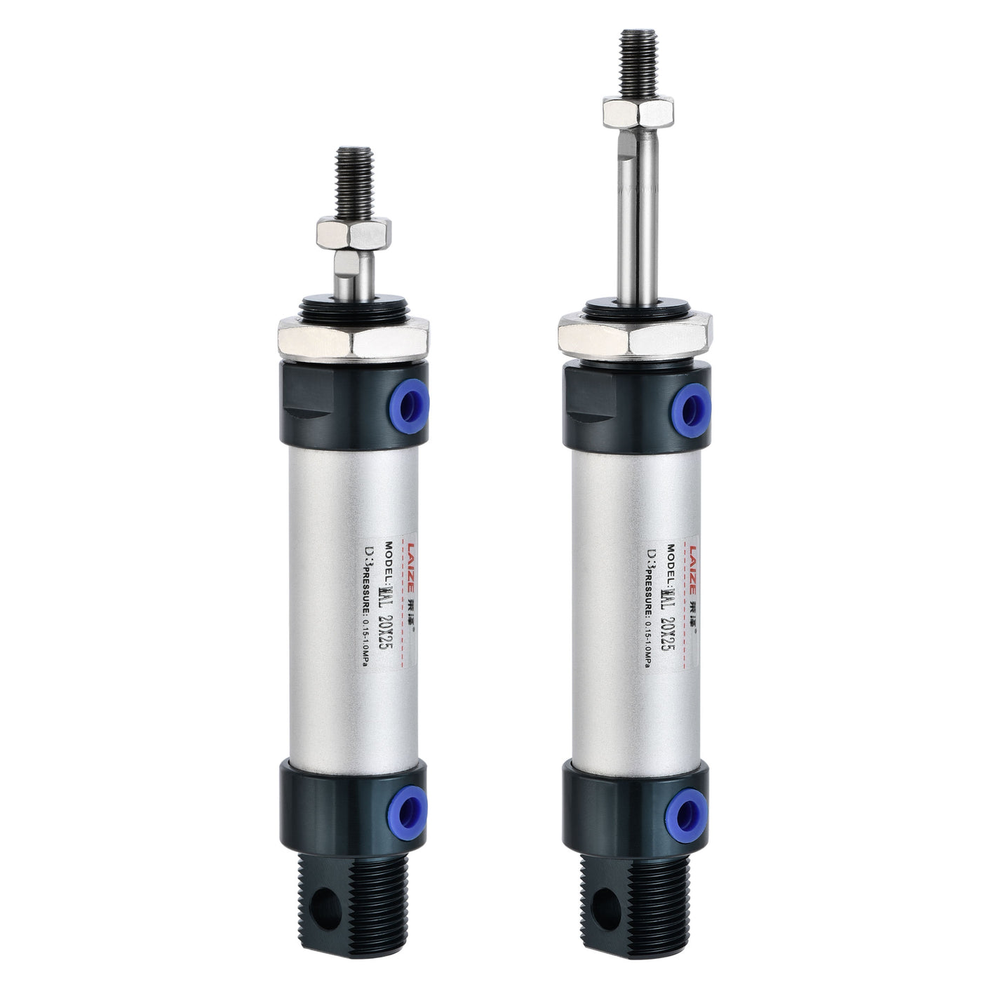 uxcell Uxcell Pneumatic Air Cylinder Y Connector Quick Fittings