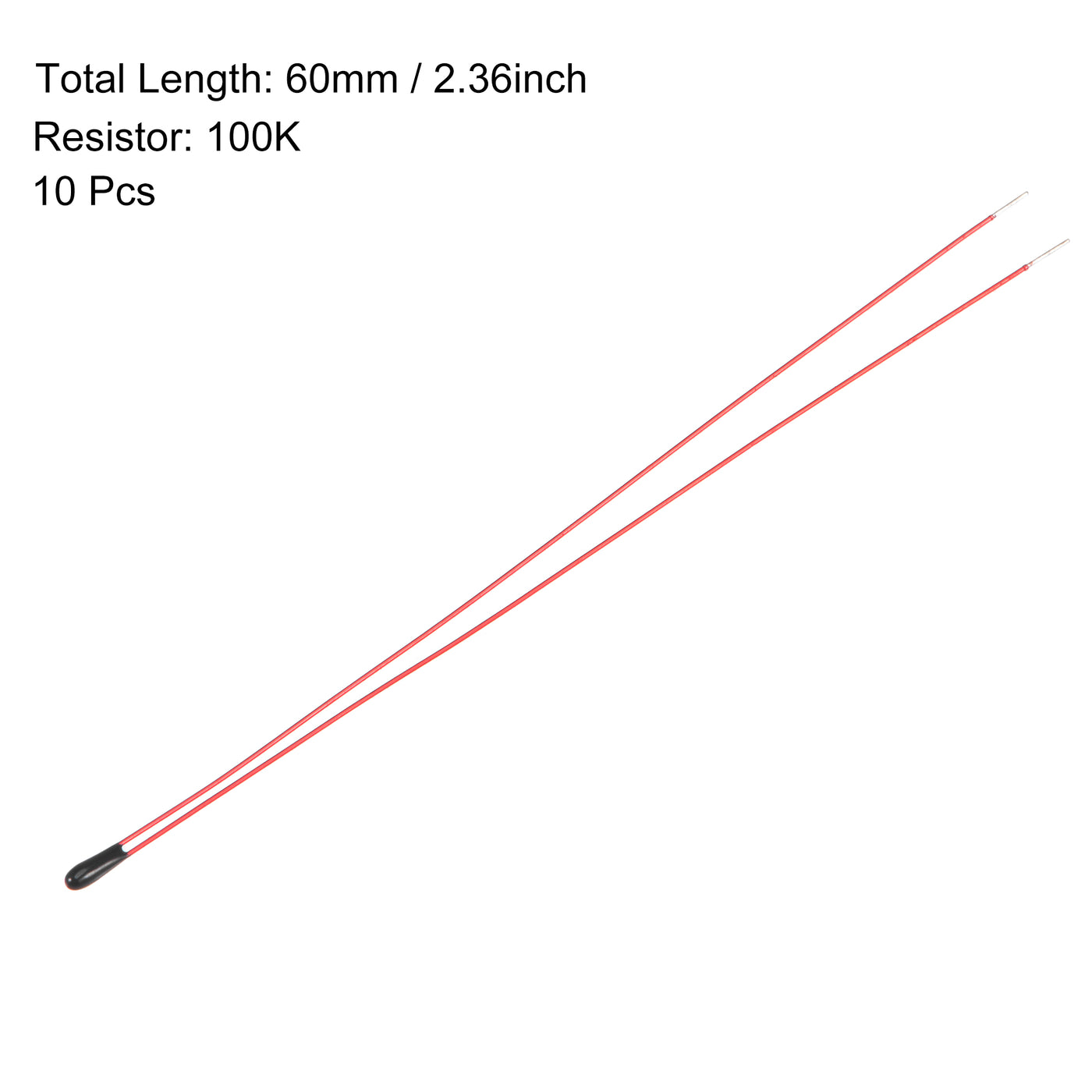 uxcell Uxcell 10pcs 100K 3590B 1% NTC Thermistors Resistors Temperature Sensor