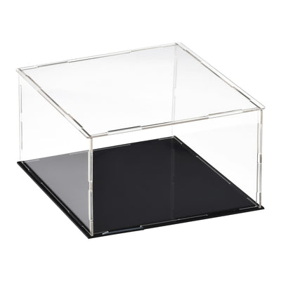 Harfington Uxcell Acrylic Display Case Dustproof Protection Showcase Cube Collectibles Show Box