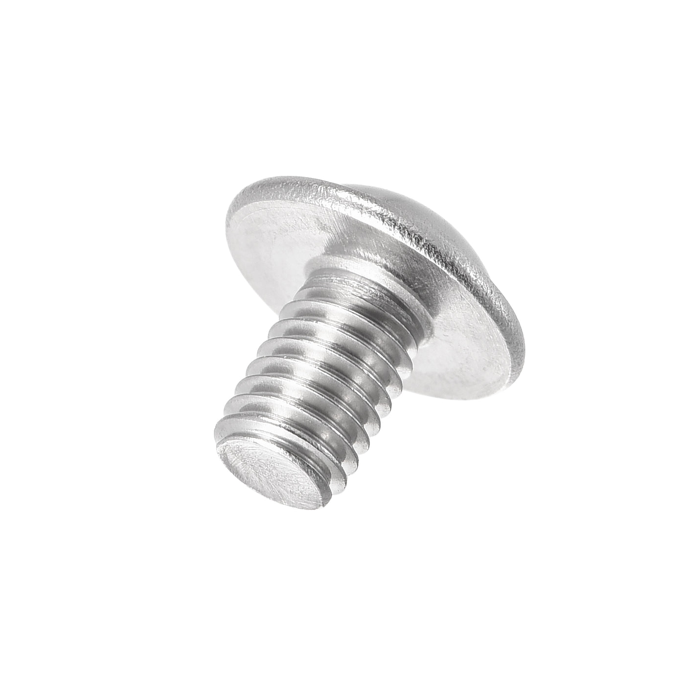 uxcell Uxcell Flanged Button Head Socket Cap Screws, Hex Socket Drive Screw, 304 Stainless Steel Fasteners Bolts