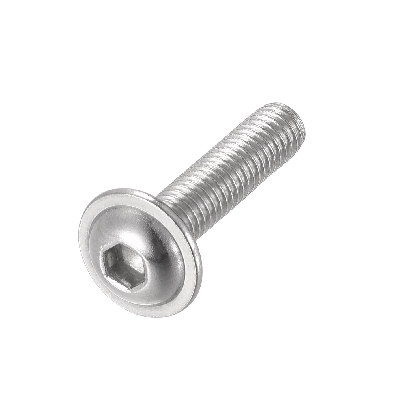 uxcell Uxcell 304 Stainless Steel Flanged Button Head Socket Cap Screws