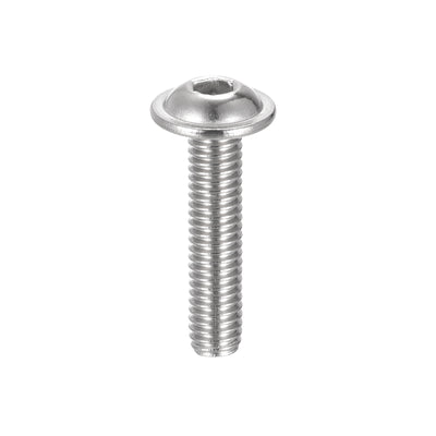 Harfington Uxcell 304 Stainless Steel Flanged Button Head Socket Cap Screws