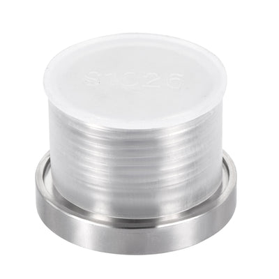 Harfington Uxcell Stainless Steel Inner Hex Head M26x1.5 Pipe Fitting Plug