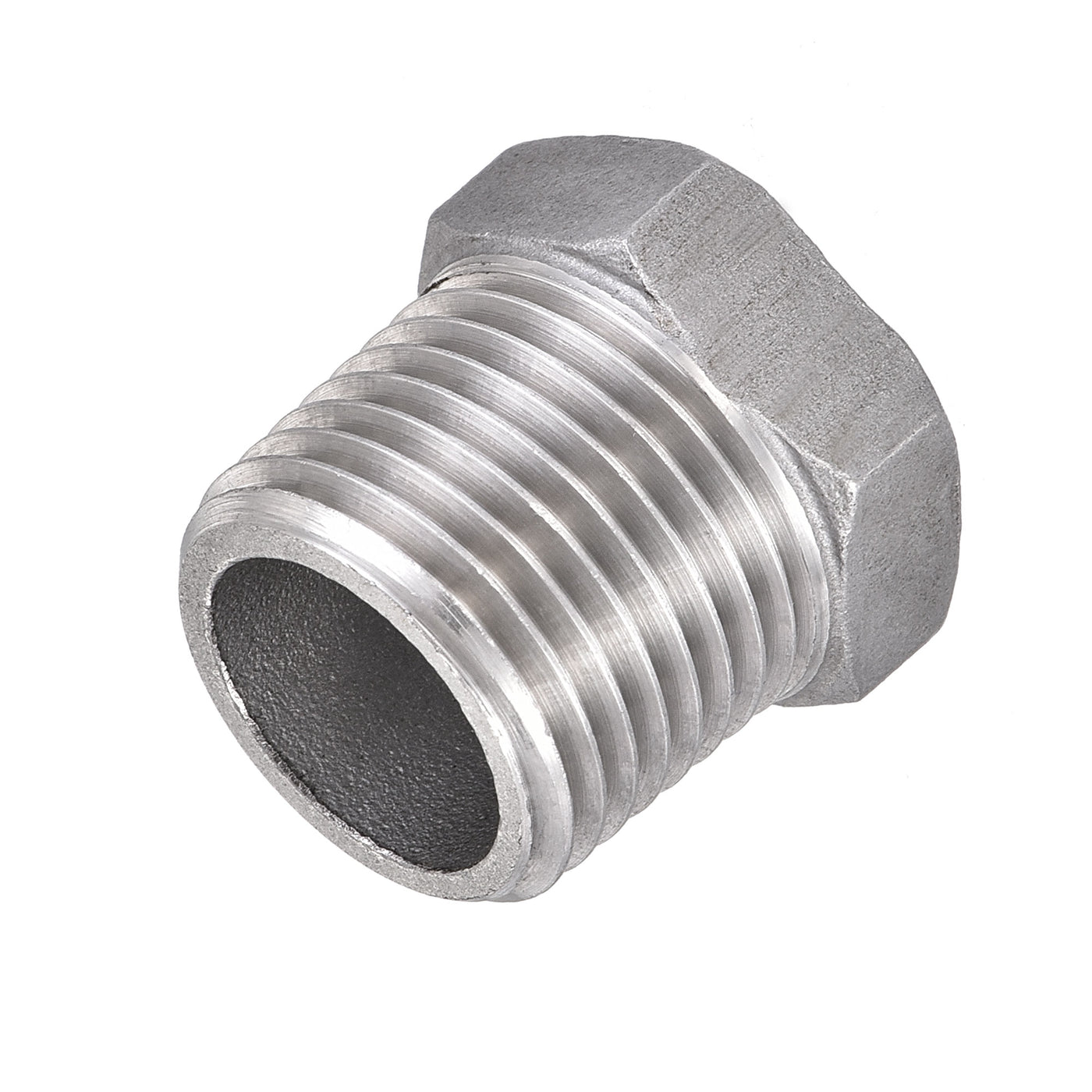 Uxcell Uxcell Reducer Hex Bushing, 304 Stainless Steel 1-1/4NPT Male to 1NPT Female, Reducing Forging Pipe Hose Adapter Fitting