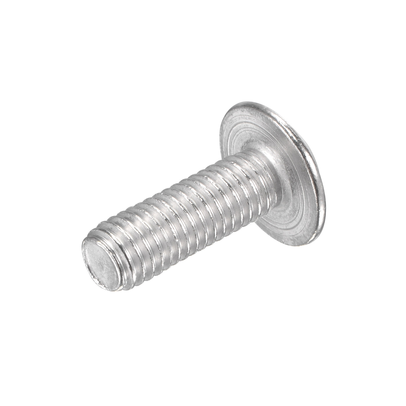 uxcell Uxcell 304 Stainless Steel Flanged Button Head Socket Machine Screw, Hex Socket Drive Screw