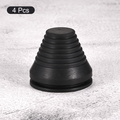 Harfington Rubber Grommet Mount Dia 30 mm Conical for Wire Protect of Thick Plate 4pcs