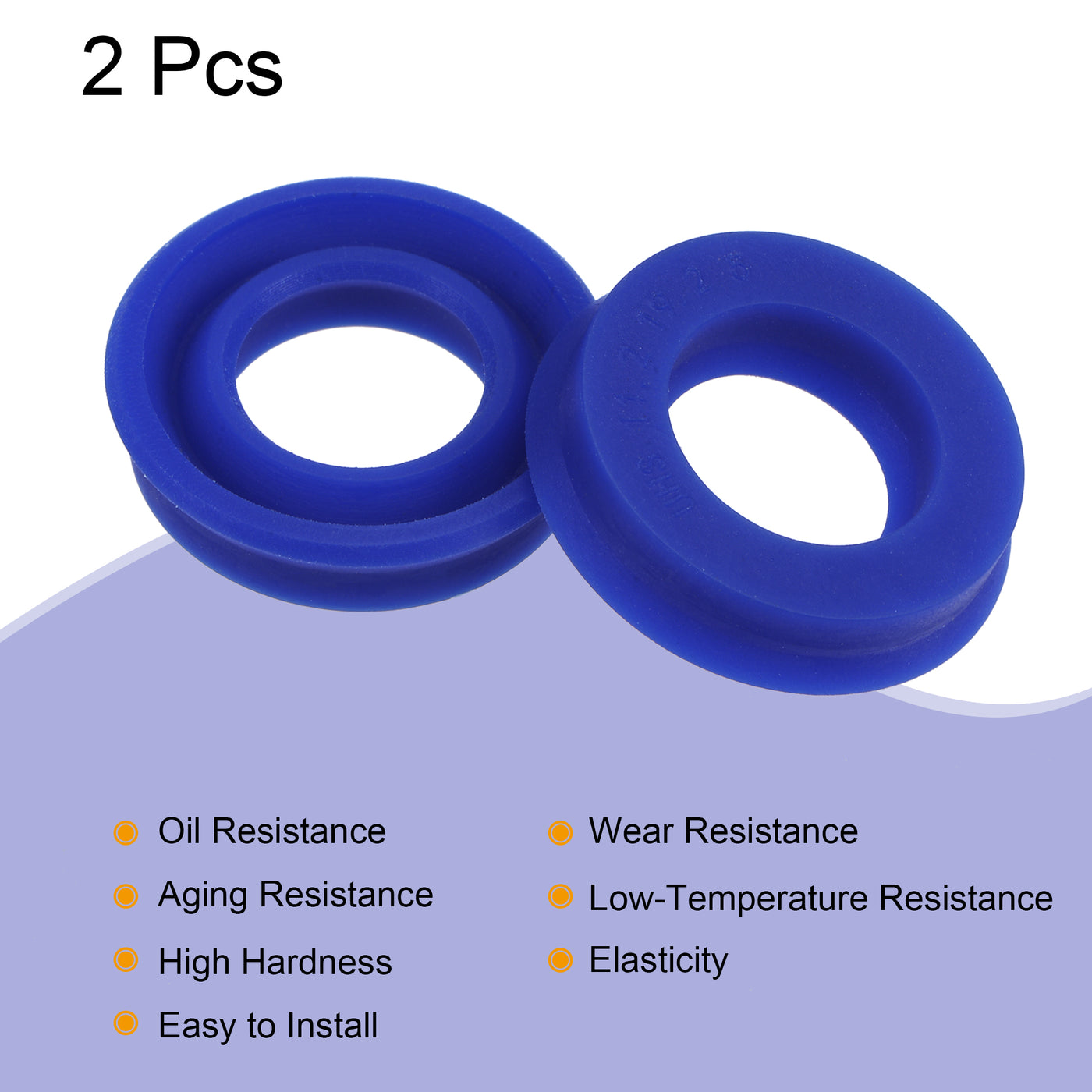 uxcell Uxcell UHS Radial Shaft Seals Width PU Oil Seals