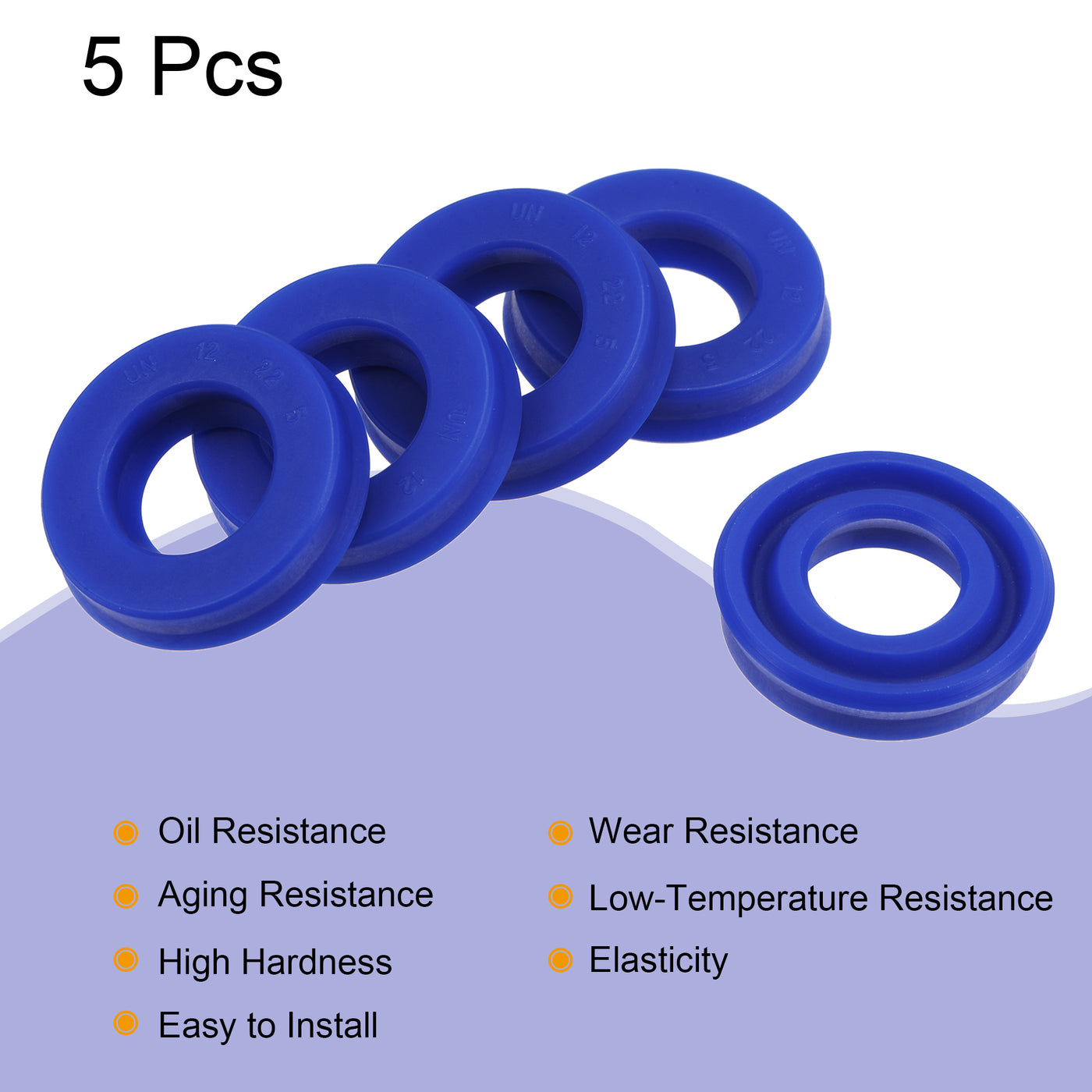 uxcell Uxcell UN Radial Shaft Seals ID OD Width PU Oil Seals