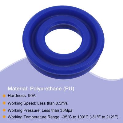 Harfington Uxcell UN Radial Shaft Seals ID OD Width PU Oil Seals