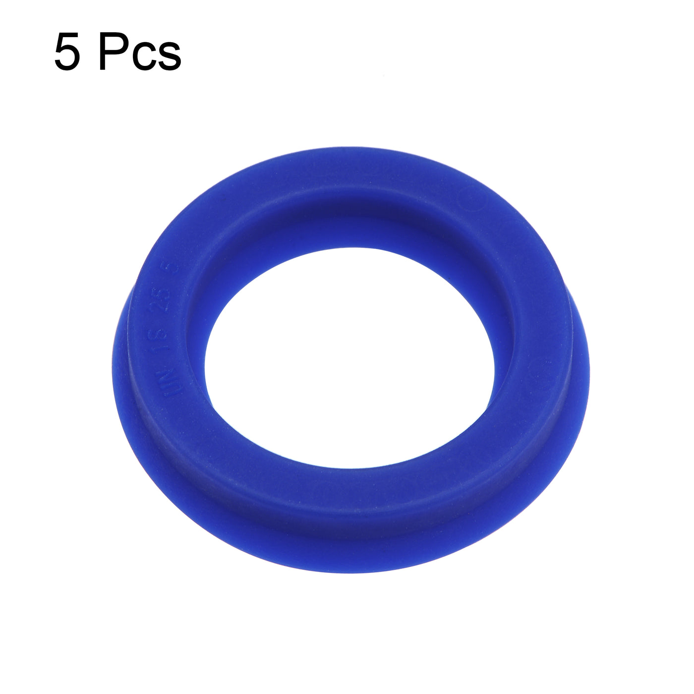 uxcell Uxcell UN Radial Shaft Seal 18mm ID x 25mm OD x 5mm Width PU Oil Seal, Blue Pack of 5