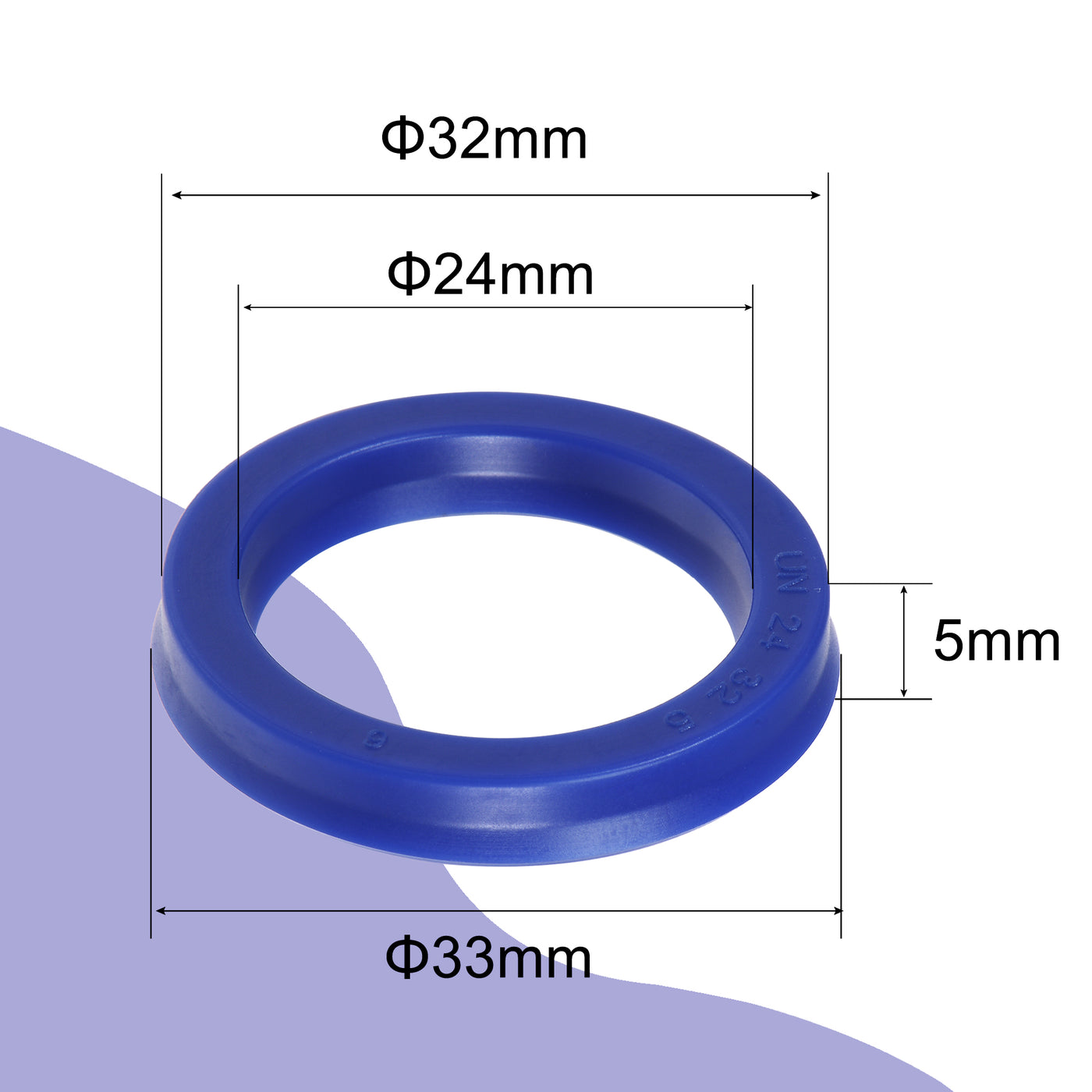 uxcell Uxcell UN Radial Shaft Seal ID OD Width PU Oil Seals