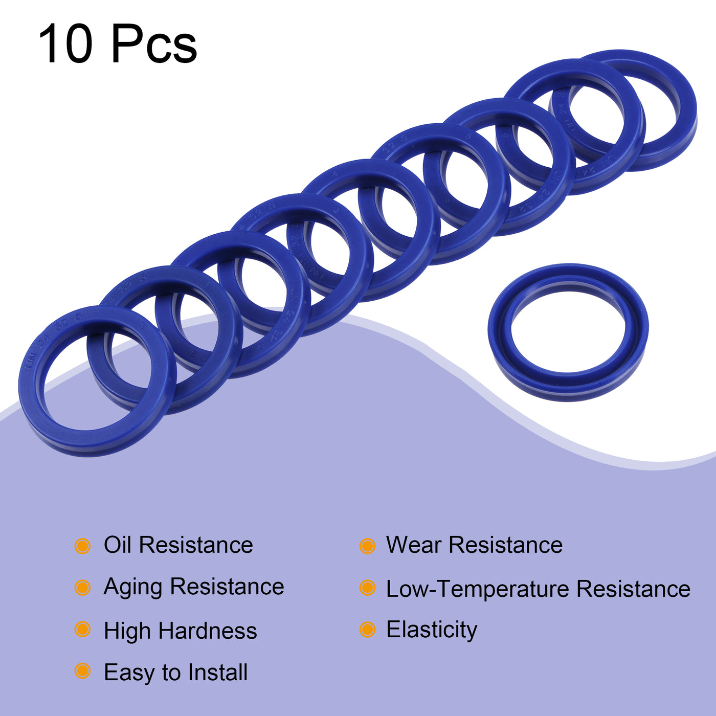 uxcell Uxcell UN Radial Shaft Seal ID OD Width PU Oil Seals