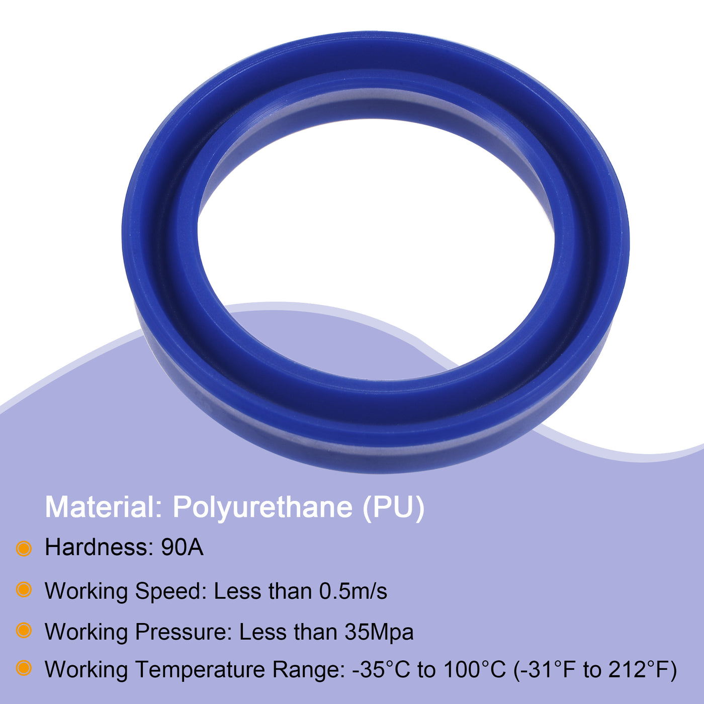 uxcell Uxcell UN Radial Shaft Seal ID OD Width PU Oil Seals