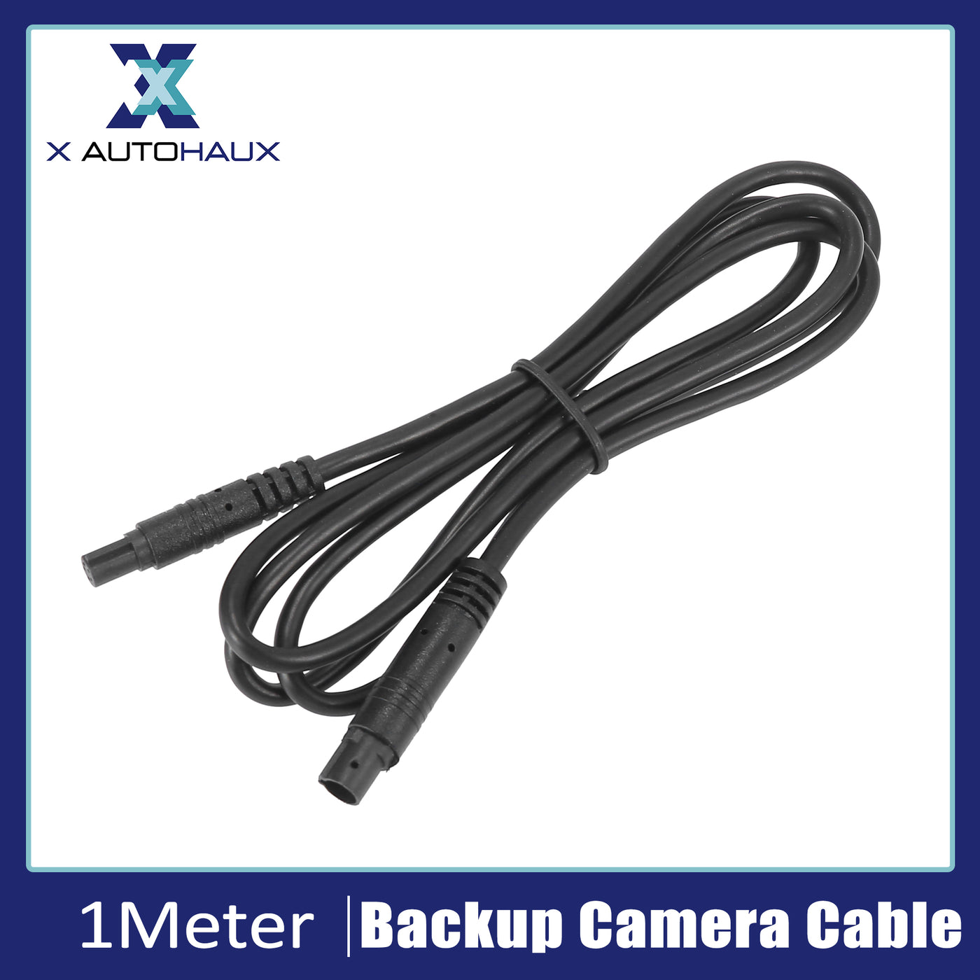 X AUTOHAUX 5 Pin 3ft 1m Backup Camera Extension Cable Dash Camera Cord Wires Car Rear View Camera