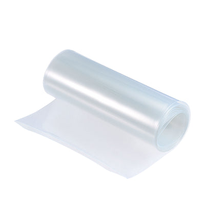 Harfington Battery Wrap, 150mm(6-inch) Flat 1.5m PVC Heat Shrink Tube Wraps Clear