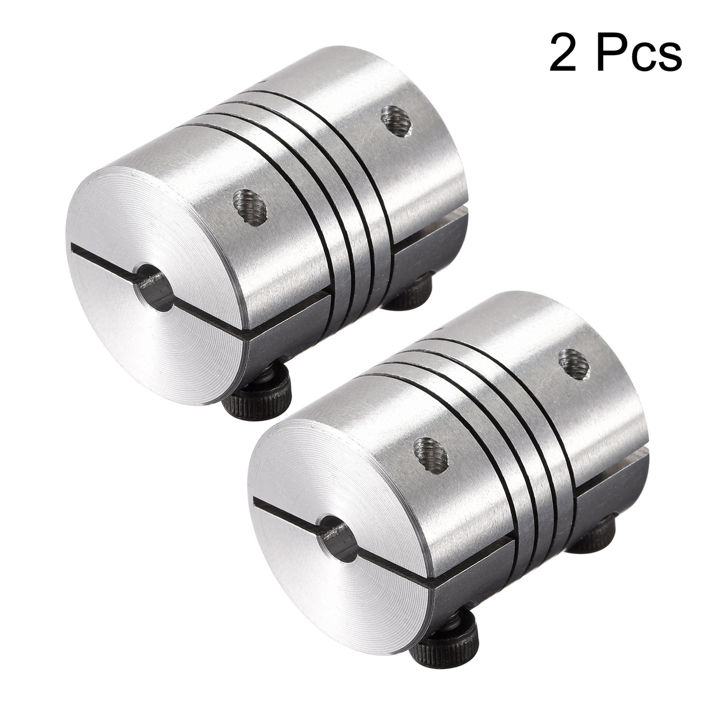 uxcell Uxcell 2PCS Motor Shaft 4mm to 4mm Helical Beam Coupler Coupling 20mm Dia 25mm Length