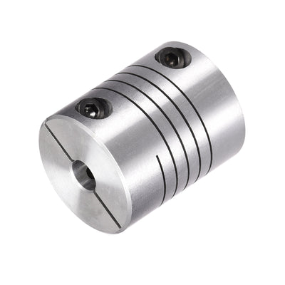 Harfington Uxcell 2PCS Motor Shaft 6.35mm to 6.35mm Helical Beam Coupler Coupling D20L25