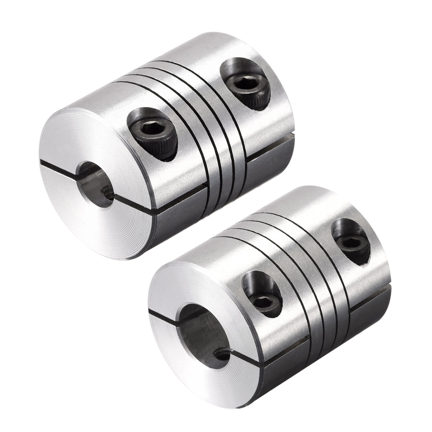 uxcell Uxcell Motor Shaft 7mm to 12mm Helical Beam Coupler Coupling 25mm Dia 30mm Length