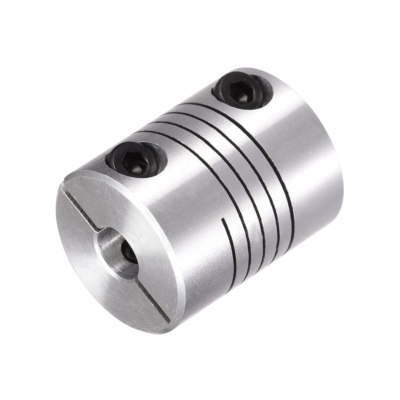 uxcell Uxcell 2PCS Motor Shaft 5mm to 10mm Helical Beam Coupler Coupling 25mm Dia 30mm Length