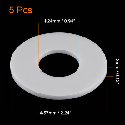 Harfington PTFE Flat Washers OD ID Thick DN Flange Gaskets