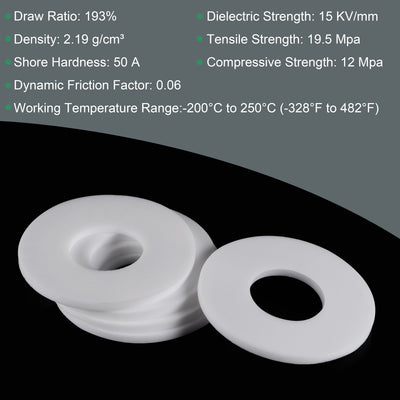 Harfington PTFE Flat Washers OD ID Thick DN Flange Gaskets