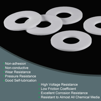 Harfington PTFE Flat Washers OD ID Thick DN Flange Gaskets