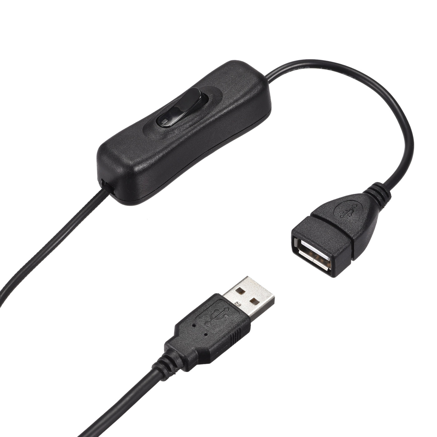 Harfington USB Cable with ON/Off Switch USB Male to Female Extension Cord 3 Meter Black