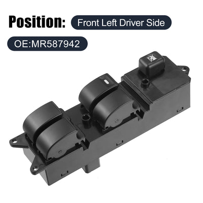 Harfington Master Driver Side Power Window Switch MR587942 Replacement for Mitsubishi Lancer Montero Pajero 2004-2009