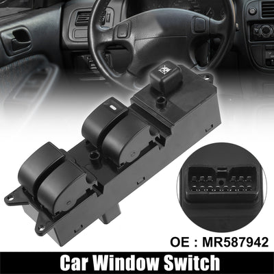 Harfington Master Driver Side Power Window Switch MR587942 Replacement for Mitsubishi Lancer Montero Pajero 2004-2009