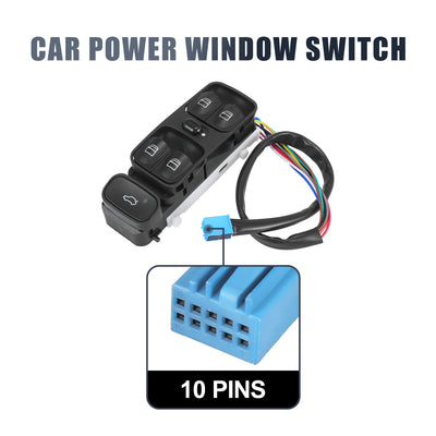 Harfington Master Driver Side Power Window Switch A2038210679 Replacement for Mercedes-Benz C-Class C230 C320