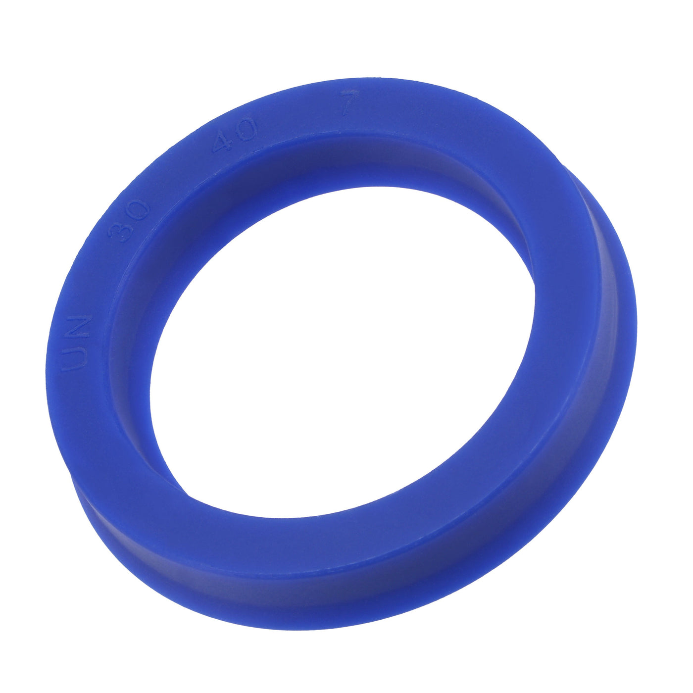 Harfington UN Radial Shaft Seal 30mm ID x 40mm OD x 7mm Width PU Oil Seal, Blue Pack of 2