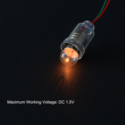 Harfington Circuit Experiment Set 10pcs 1.5V Bulb, 1 Battery Box/Switch/Lamp Holder, 2 Wire