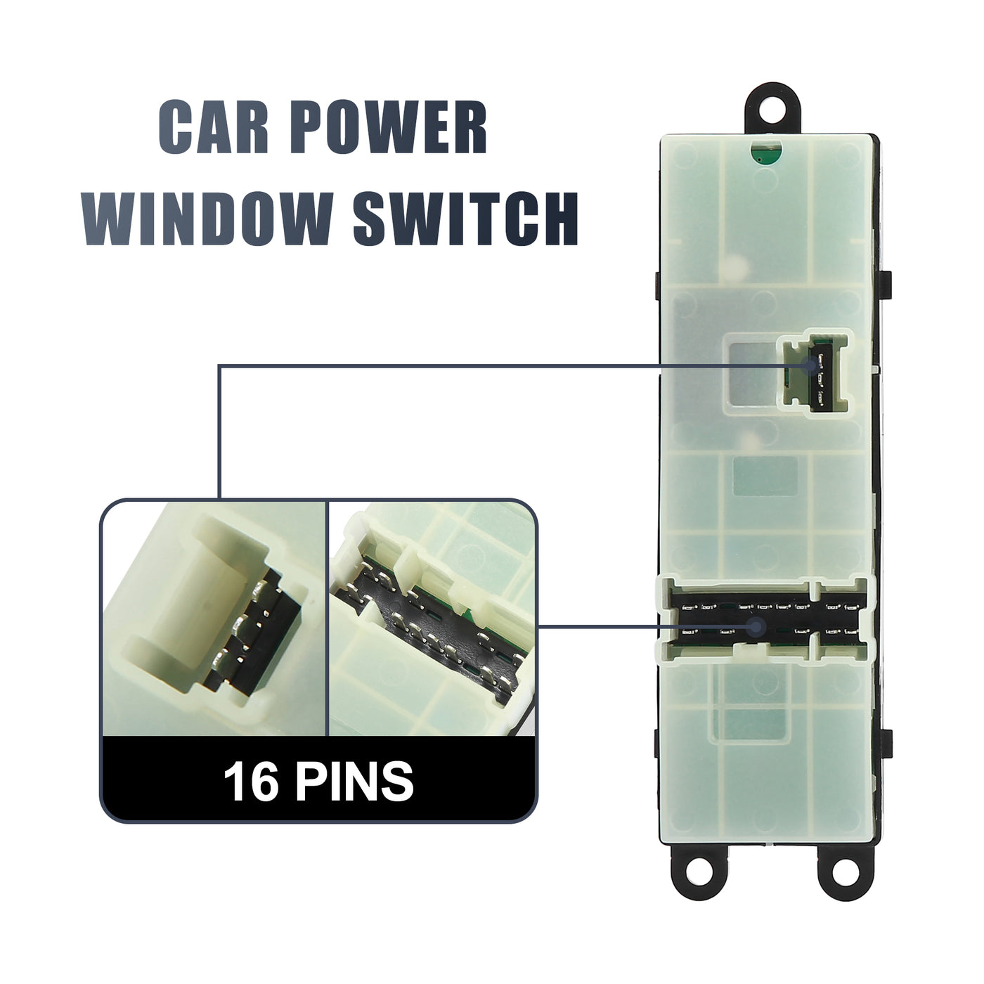 X AUTOHAUX Power Window Switch for Nissan Qashqai 2007-2013 Master Driver Side 25401-4X00D