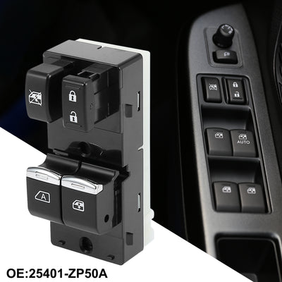 Harfington Power Window Switch for Nissan Frontier 2006-2019 Master Driver Side 25401-ZP50A