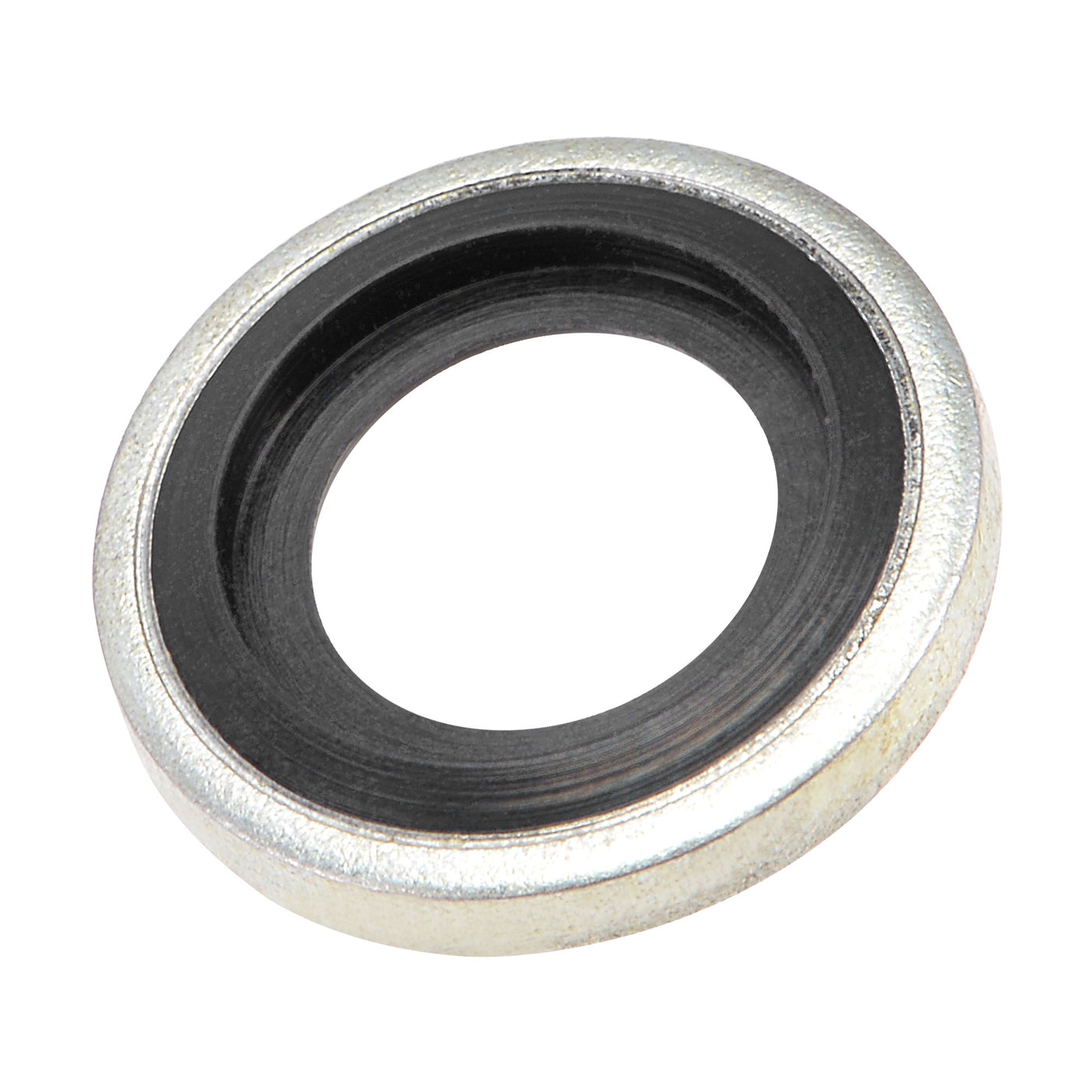 Harfington Bonded Sealing Washers M10 15.6x8.2x2.9mm Carbon Steel Nitrile Rubber Gasket, Pack of 50