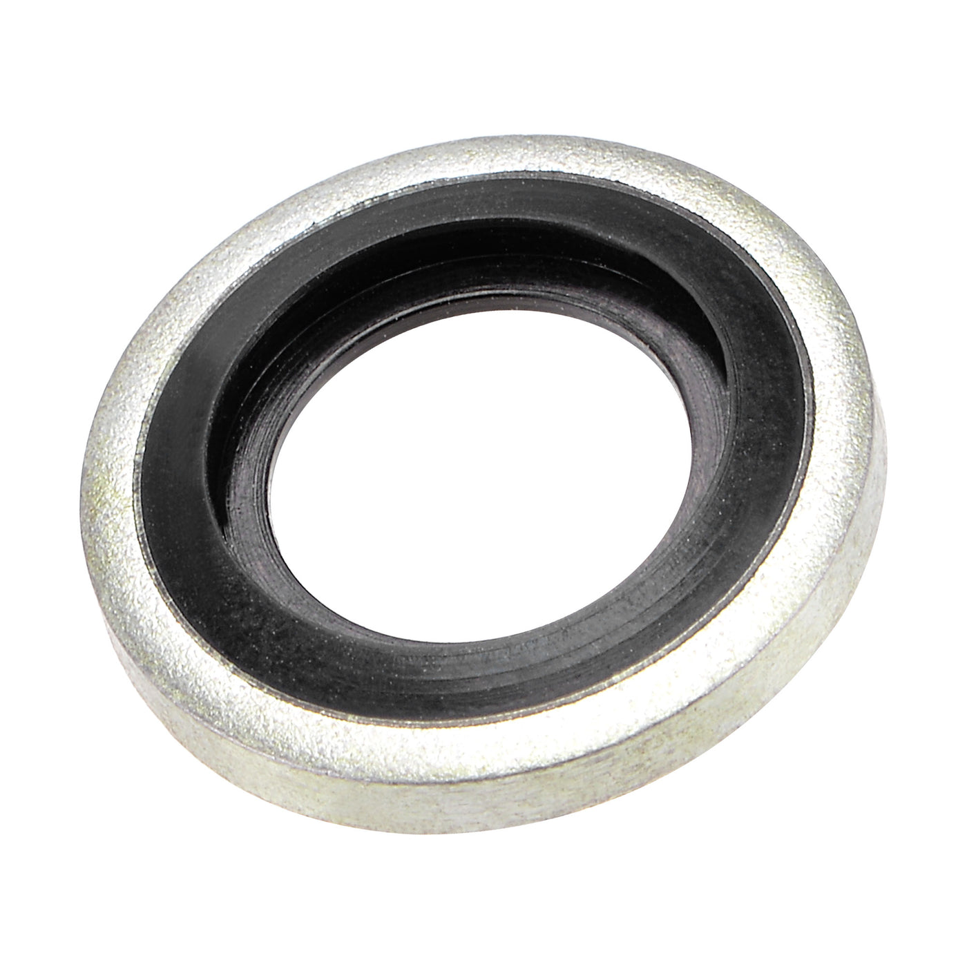 Harfington 50pcs Bonded Seal Washers G1/8 15.9x8.5x2.9mm Carbon Steel Nitrile Rubber Gasket