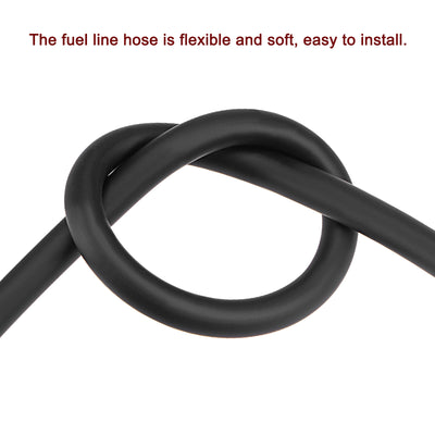 Harfington PVC Petrol Fuel Line Hose for Chainsaws Lawn Mower String Trimmer Blowers Small Engines