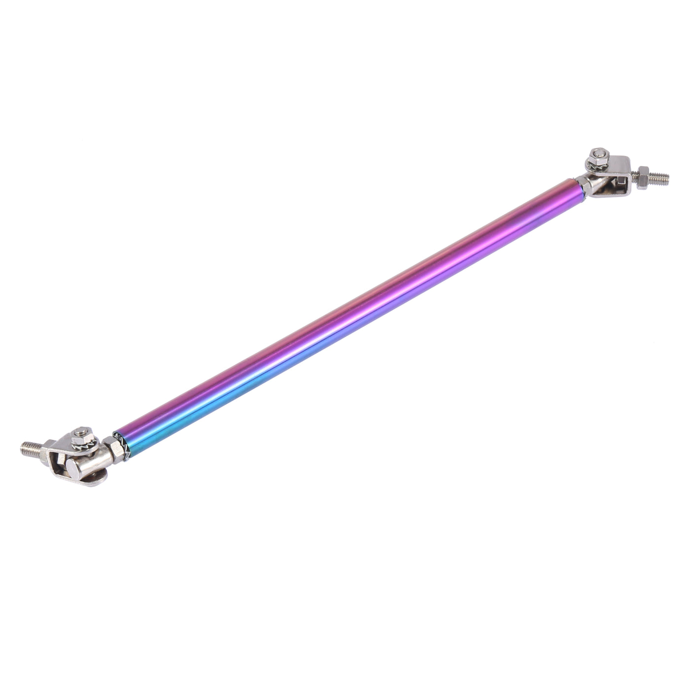 X AUTOHAUX 2pcs 11"-13" Car Adjustable Front Bumper Lip Splitter Strut Tie Rod Bar Multicolor